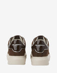 Karl Lagerfeld Sneaker Kl580 Kapri Monogram Emboss Lo Dark Brown Nubuck