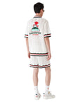 Casablanca Shorts Chevron Crochet White-AL Capone Premium