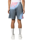 Msgm Shorts Bermuda Allover Print-AL Capone Premium