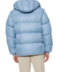 Moncler Jacket Cyclone Puffer Logo Blue-AL Capone Premium