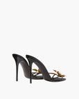 Giuseppe Zanotti High Heel Z13 Mariposa Mule 105mm Black