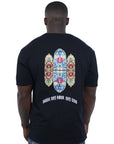 Capone T-Shirt Mexican Embroidery Slogan Black-AL Capone Premium