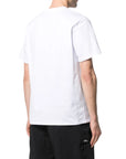Msgm T-Shirt Big Logo White-Black
