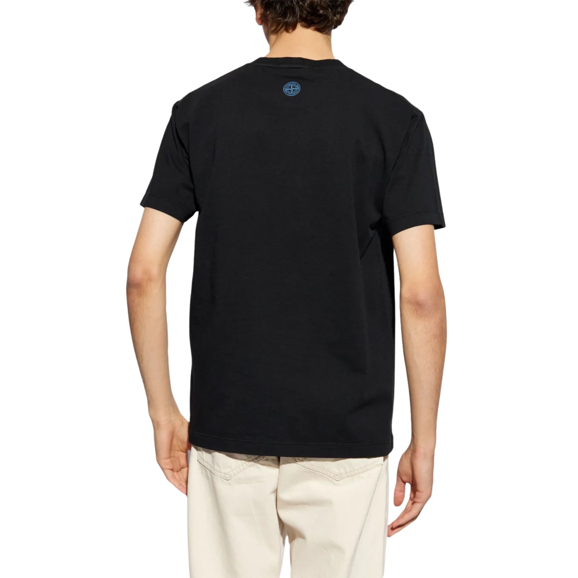 Stone Island T-Shirt Logo Black-AL Capone Premium