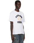 Aape T-Shirt Union Moonface Logo Now White-AL Capone Premium