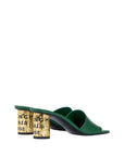Givenchy Heel Gh3 Mules 65mm Emerald Green