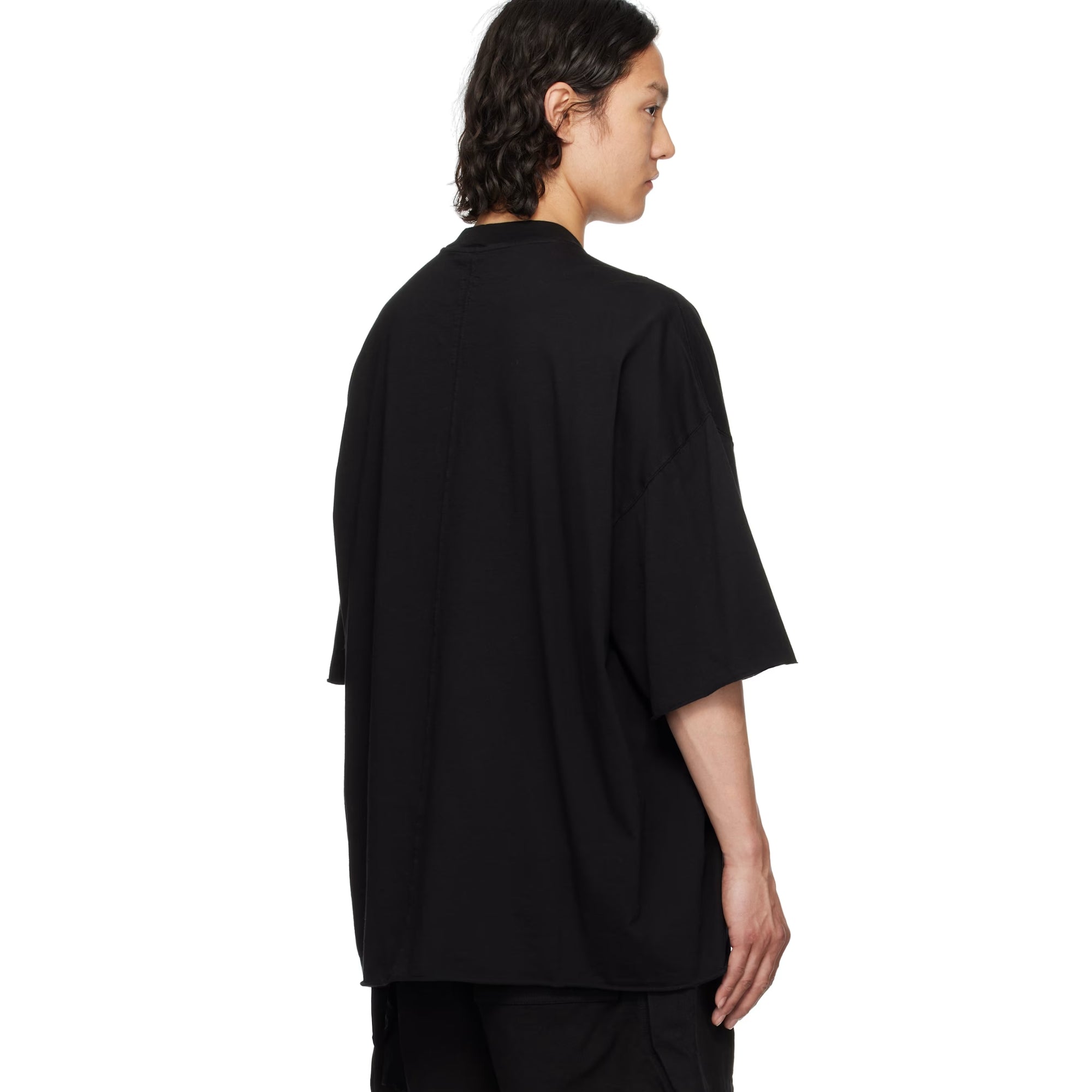 Rick Owens T-Shirt Pyramid Logo Black-AL Capone Premium