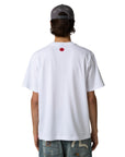 Icecream Halfton Running Dog T-Shirt White-AL Capone Premium