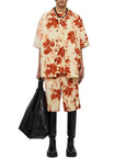 Jil Sander Shorts Floral Rust-Cream