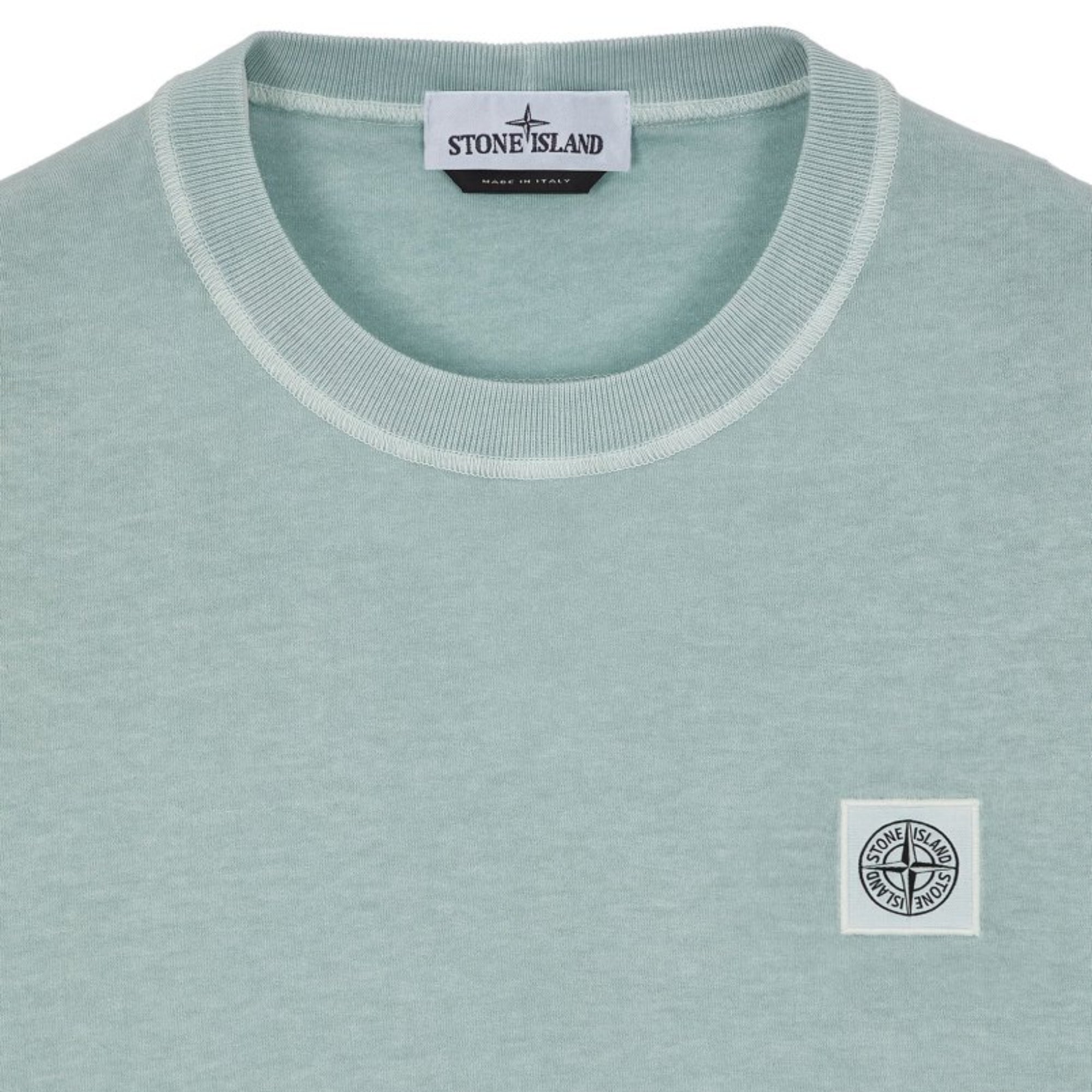 Stone Island T-Shirt Logo Light Grey-AL Capone Premium