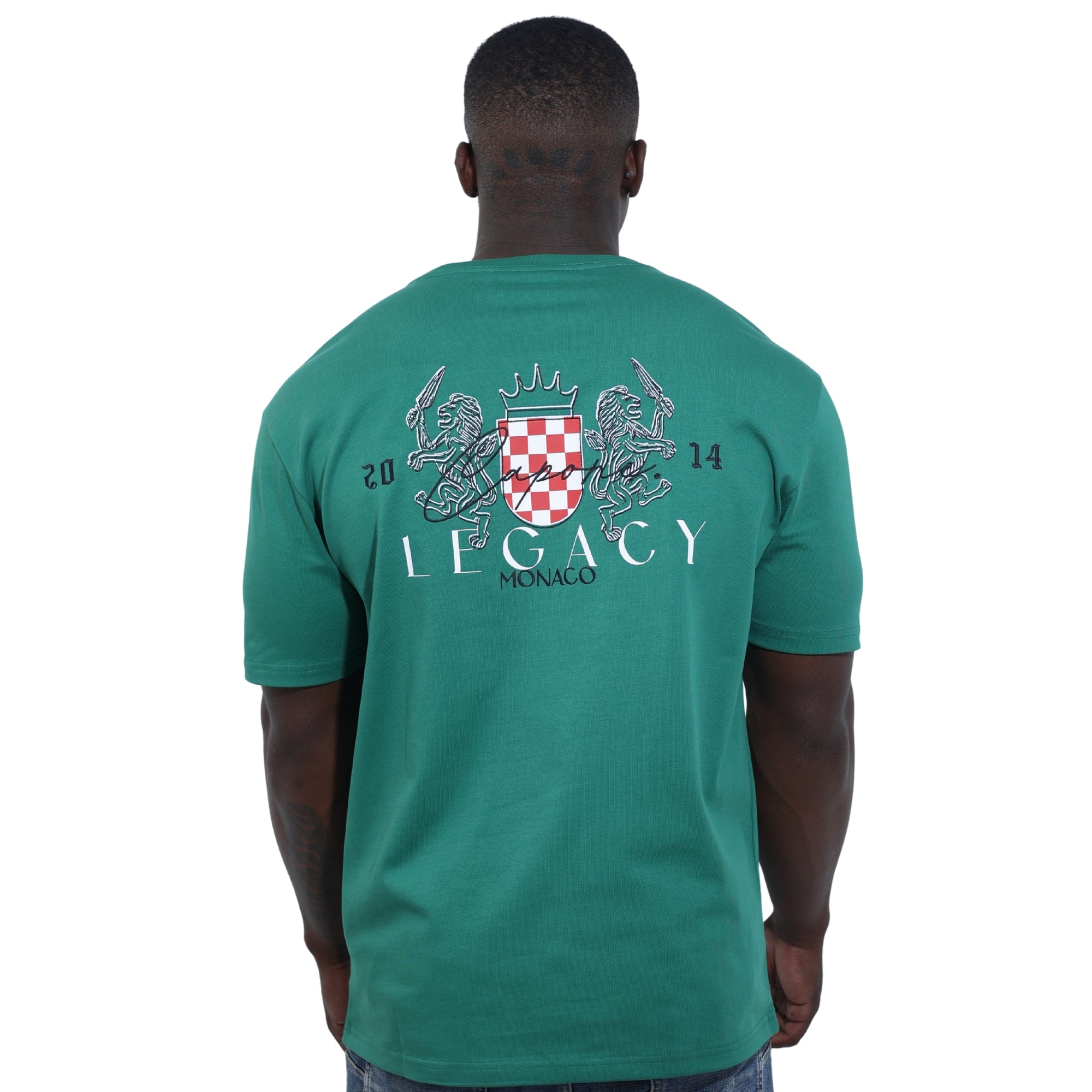 Capone T-Shirt Monaco Legacy Green-AL Capone Premium
