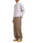 Ami Sweater Turtleneck Logo Grey-AL Capone Premium