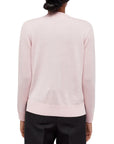 Maison Kitsune Sweater Ladies Chillax Fox Patch Pink-AL Capone Premium