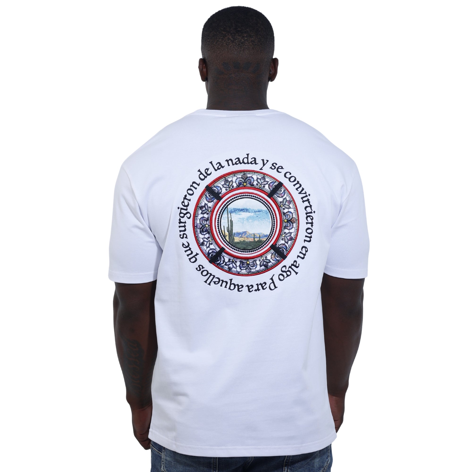 Capone T-Shirt Mexican Logo White-AL Capone Premium