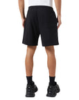 Msgm Shorts Elasticated Black-White
