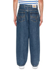 Icecream Running Dog Triple Scoop Denim Pants Mid Wash Blue