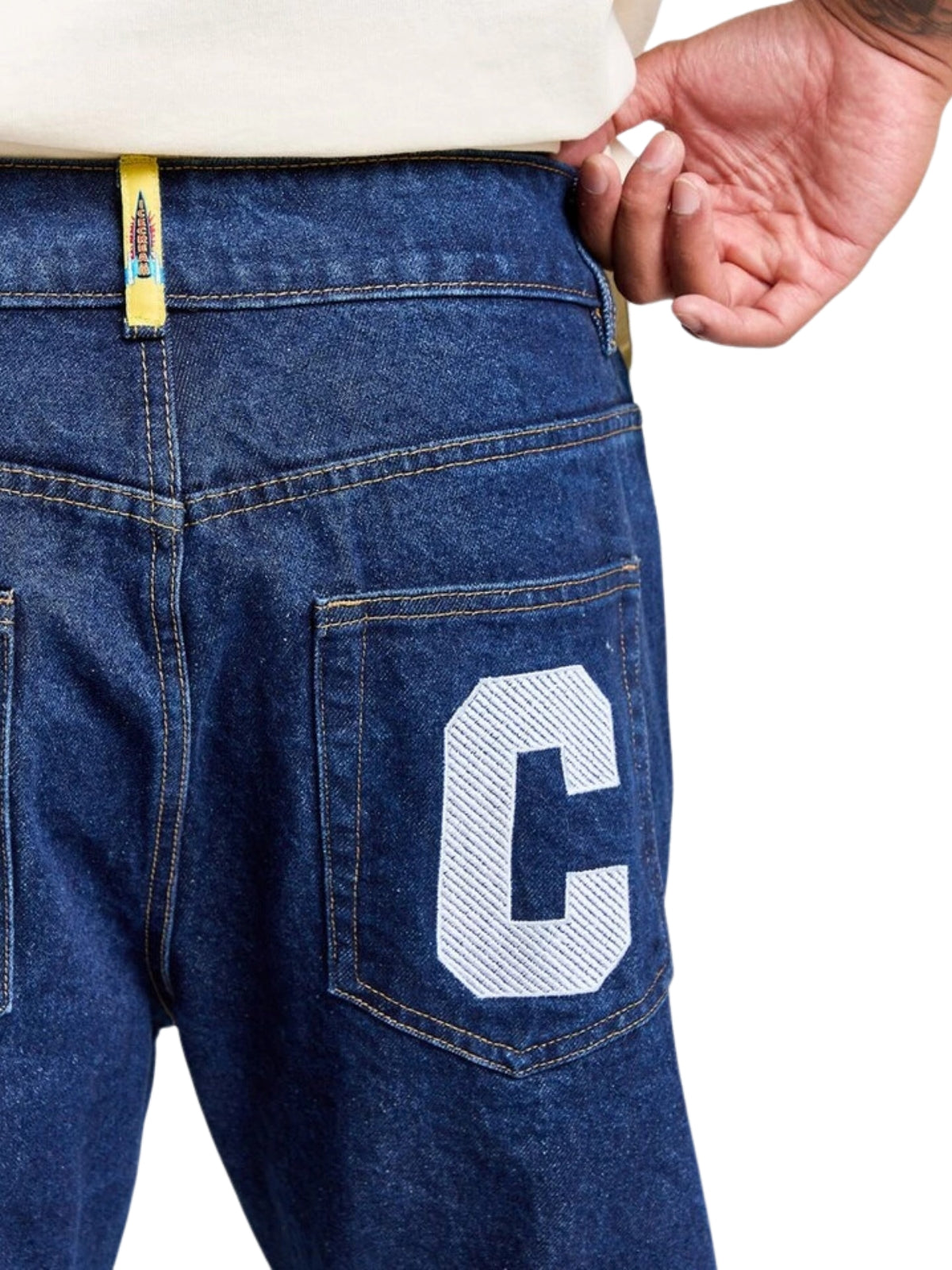 Icecream Jeans Running Dog Double Scoop Mid Wash Blue-AL Capone Premium
