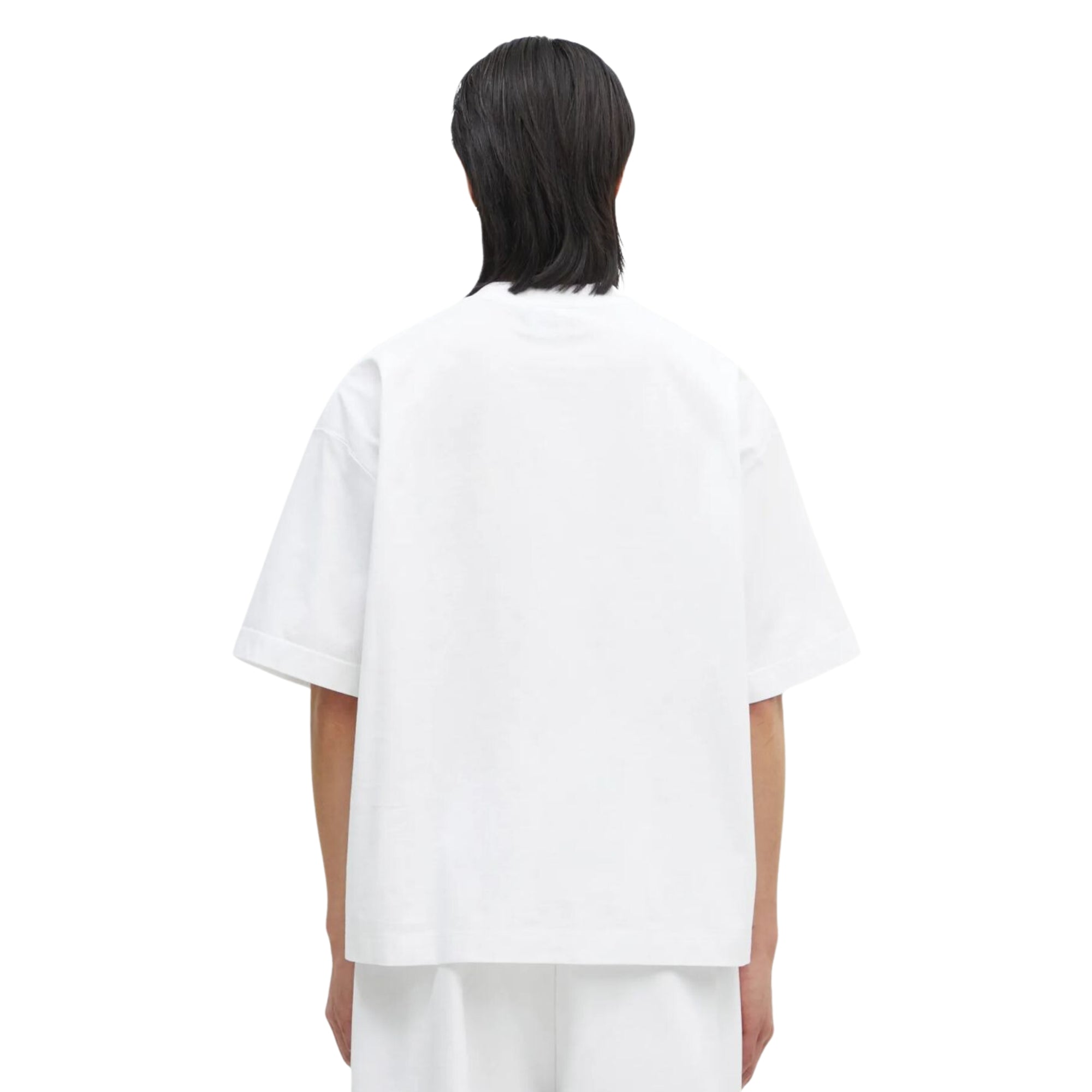 Vetements T-Shirt Vet Cropped Boxy White-AL Capone Premium