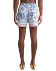 Etro Shorts Paisley Swimming Blue