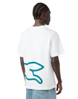 Icecream Jumbo Running Dog T-Shirt White