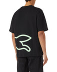 Icecream Jumbo Running Dog T-Shirt Black