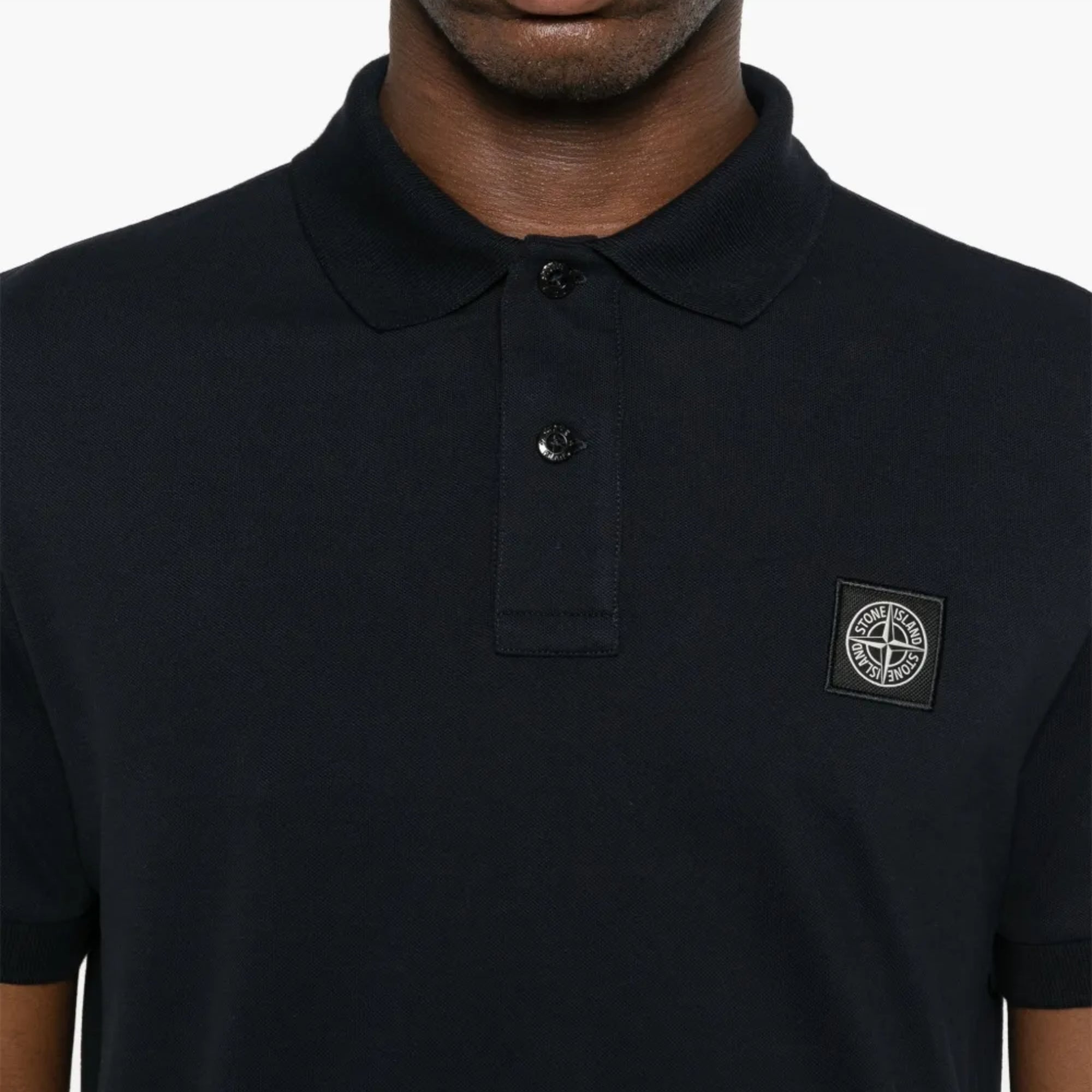 Stone Island Golfer Logo Black-AL Capone Premium
