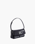 Off-White Bag Silver Logo Strap Black