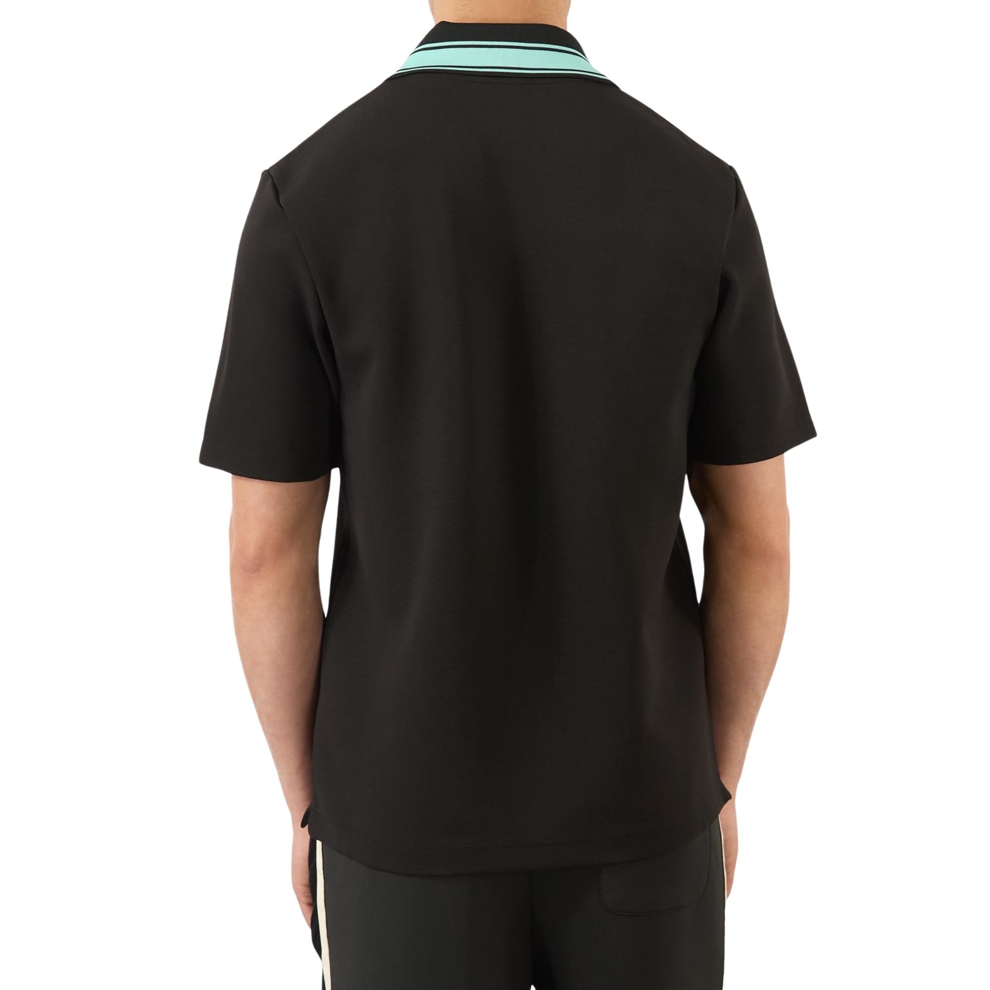 Casablanca Golfer Pique Logo Black-AL Capone Premium