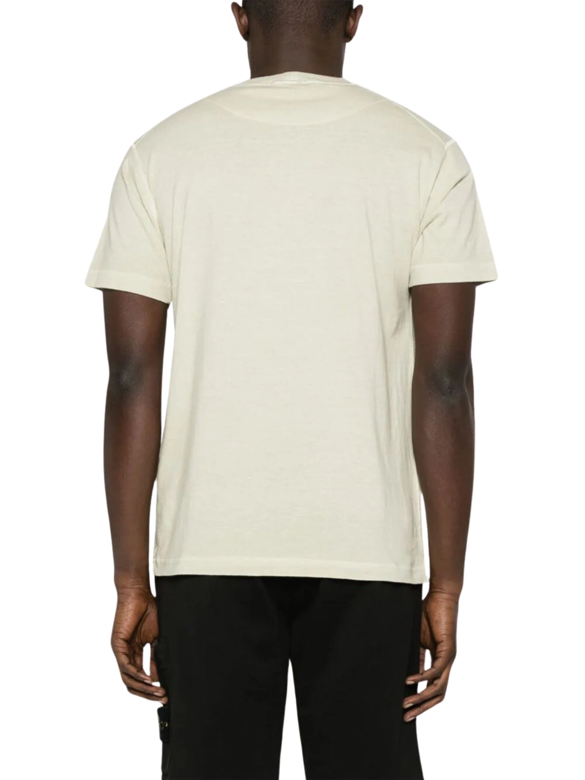 Stone Island T-Shirt Logo Cream-AL Capone Premium