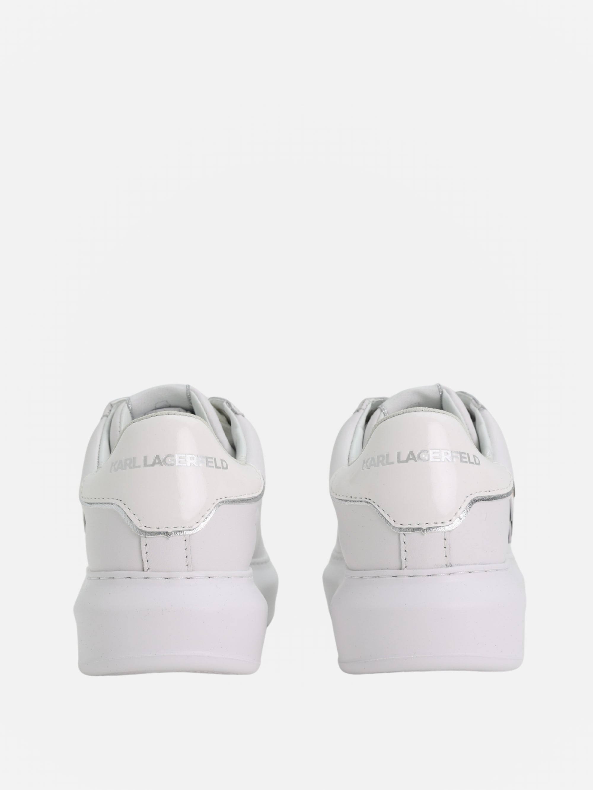 Karl Lagerfeld KLL244 Sneaker Kapri NFT Lo Lace White Leather/ Mono-AL Capone Premium