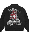 Billionaire Boys Club Alumni Collared Varsity Jacket Black