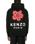 Kenzo Hoodie Flower Black