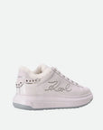 Karl Lagerfeld Sneaker Kll297 Kapri Lug Signia Studs Lo Lace White-Silver