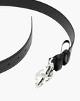 Off-White Belt Silver Buckle Logo Black