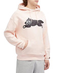 Icecream Hoodie Woodgrain Running Dog Pink-AL Capone Premium