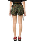 Kenzo Shorts Leopard Olive