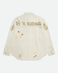 Aape Shirt Logo Long Sleeve Light Beige-AL Capone Premium