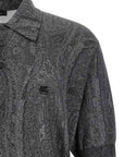 Etro Golfer Knitted Allover Paisley Grey-AL Capone Premium