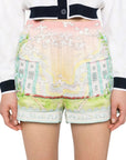 Casablanca Shorts Linen With Drawstrings Vase-AL Capone Premium