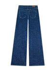 Kenzo Jeans Bara Cropped Fit Blue