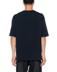 Maison Kitsune T-Shirt Gradient Logo Navy