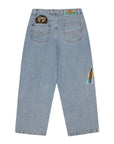 Icecream Running Puppy Triple Scoop Denim Pants Heavy Wash Blue