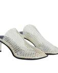 Kenzo Heel Ladies Mule Off White