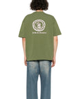 Drole De Monsieur T-Shirt Graphic Print Grapes Khaki-AL Capone Premium