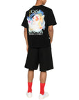 Casablanca T-Shirt Galactic Connection Black