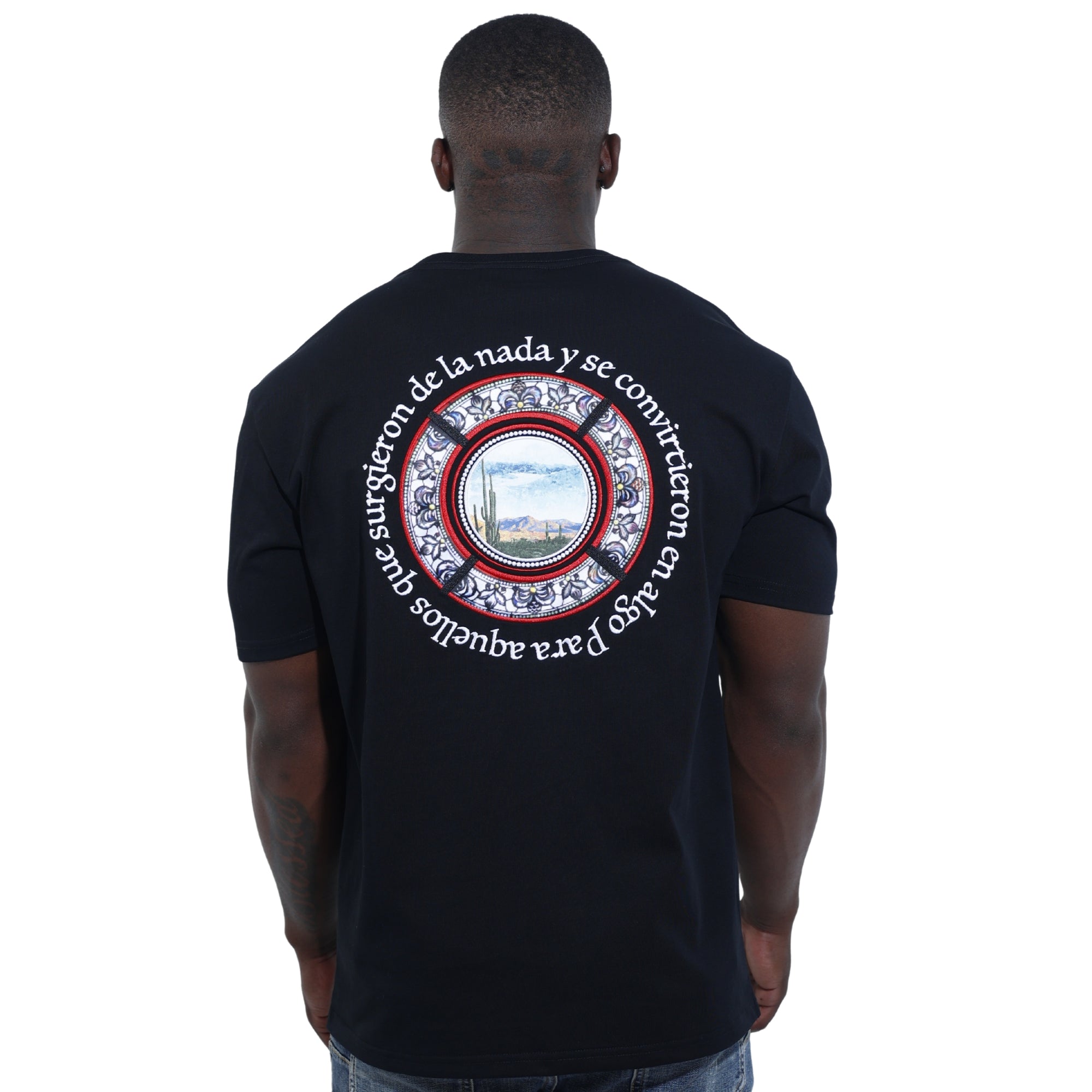 Capone T-Shirt Mexican Logo Black-AL Capone Premium