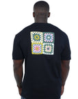 Capone T-Shirt Mexican Crochet Black-AL Capone Premium