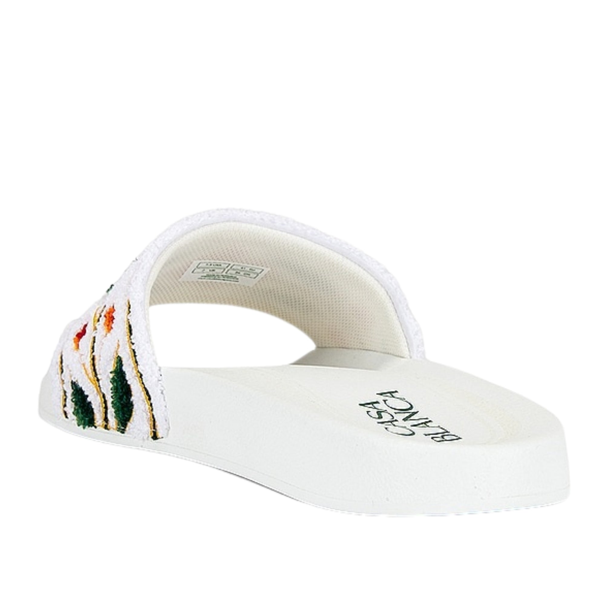 Casablanca Sandal Embroidered Terry White-AL Capone Premium
