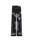 Who Decides War Jeans Darning Side Embroidery Coal-AL Capone Premium