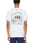 Msgm T Shirt La Vadetta White-Black